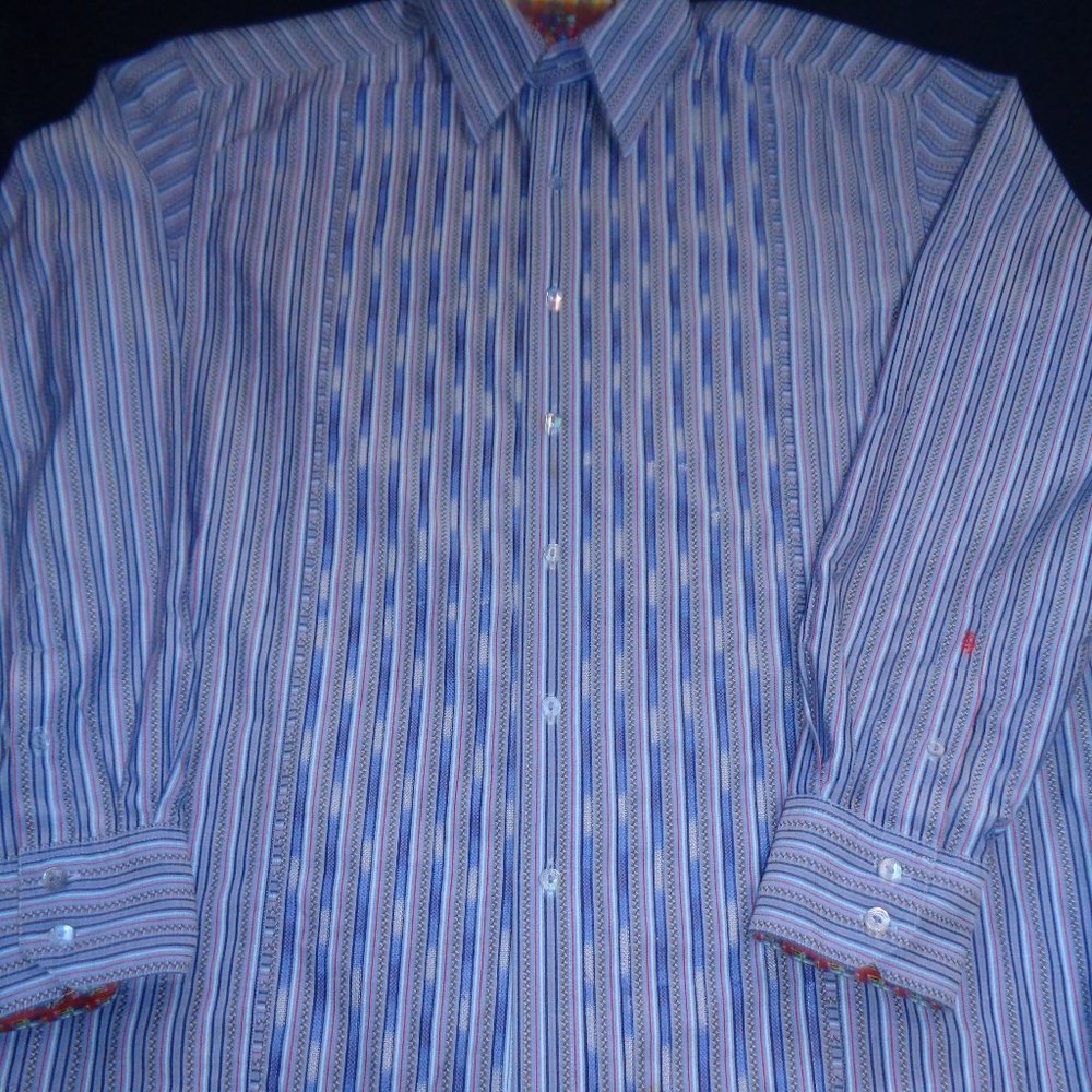Robert Graham Large Shirt Cuffs Collar